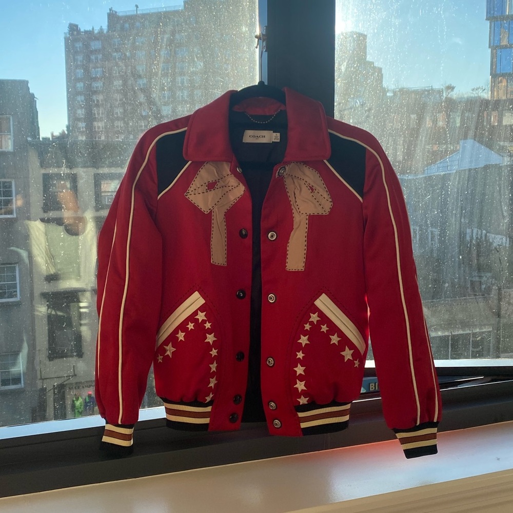 Coach Bomber Red